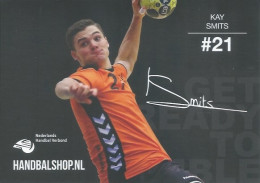 Trading Cards KK000558 - Handball Netherlands 10.5cm X 13cm: KAY SMITS - Palla A Mano