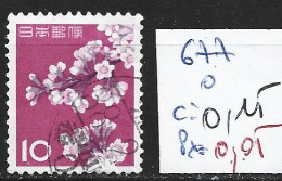 JAPON 677 Oblitéré Côte 0.15 € - Used Stamps