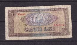 ROMANIA - 1966 5 Lei Circulated Banknote - Romania