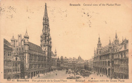 BELGIQUE - Brussels - General View Of The Market Place - Animé - Carte Postale Ancienne - Märkte