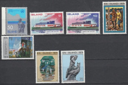 Iceland      .       Yvert    .     7 Stamps     .     **      .      MNH - Neufs