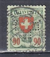 Nr 208 Gestempeld Basel 2 (zie Opm) - Perforés