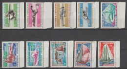 POLYNESIE - 1966 - ANNEE COMPLETE YVERT N°36/45 ** MNH - COTE 2017 = 73 EUR. - - Années Complètes