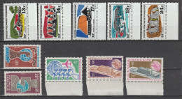 POLYNESIE - 1970 - ANNEE COMPLETE YVERT N°72/81 ** MNH - COTE 2017 = 124 EUR. - - Komplette Jahrgänge