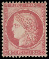 * CERES DENTELE - 57   80c. Rose, TB - 1871-1875 Cérès