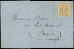 Let La Commune De Paris - Commune De Paris N°43Ab 10c. Bistre VERDATRE, Obl. ETOILE S. LAC De Marseille 2/5/71, Acheminé - Krieg 1870