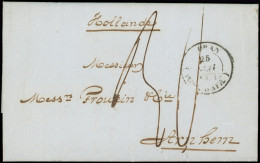 Let LETTRES ET OBLITERATIONS D'ALGERIE - Càd T14 ORAN 25/5/52 S. LAC, Arr. ARNHEM Le 1/6, TB - 1849-1876: Classic Period