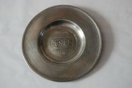 C40 Ancienne Assiette En étain - ROSIER - 1880 1980 Moustier - Tins