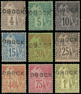 * OBOCK 12/20 : Série Surch. De 1892, Surcharge Droite, N°16 (*), TB - Autres & Non Classés