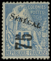 * SENEGAL 6 :  75 Sur 15c. Bleu, TB. S - Other & Unclassified