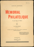 Mémorial Philatélique, La Belgique, G. Bertrand 1934, TB - Autres & Non Classés