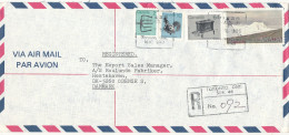 Canada Registered Air Mail Cover Sent To Denmark Toronto 3-6-1985 - Lettres & Documents