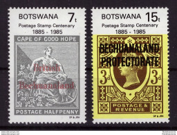 Botswana 1985 - MNH ** - Cent Ans De Timbres-poste - Michel Nr. 359-360 (09-008) - Botswana (1966-...)