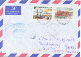 Finland Air Mail Cover Sent To Denmark NAVIRE Helsinki 21-12-2003  SHIP COVER - Lettres & Documents
