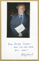 Elie Wiesel (1928-2016) - American Writer - Signed Card + Photo - 2004 - Nobel - Schrijvers