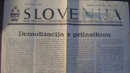 NEWSPAPER SLOVENIJA - Slav Languages