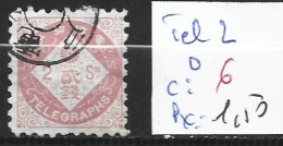 JAPON TELEGRAPHE 2 Oblitéré Côte 6 € - Timbres Télégraphe