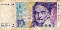 Germany,10 DM, 1989,serie:AU/G, As Scan - 10 Deutsche Mark
