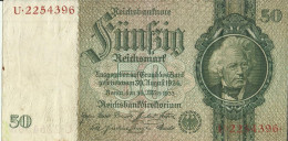 50 Reichsmark 1933 Allemagne  U225 A83 - 50 Mark