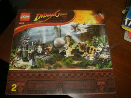 LIBRETTO LEGO INDIANA JONES 7623 N.2 - Non Classés