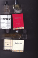 Lot 6 Miniature De Parfum - Burberrys -the Beat, Touch , For Men Etc .- Edp + Edt - Pleine Avec Boite Sauf 1 - Unclassified