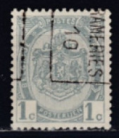 1445 Voorafstempeling Op Nr 81 - FRAMERIES 10 - Positie B - Roller Precancels 1910-19