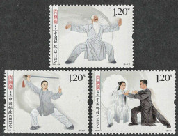 China 2023-14 Taijiquan (Tai Chi Chuan) MNH Martial Art - Unused Stamps