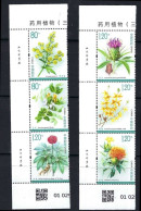 China 2023-20 Medicinal Herbs MNH (imprint) Flora Flower Medicine Unusual (fragrance) Herb - Unused Stamps