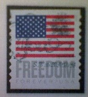 United States, Scott #5788, Used(o) Coil, 2023, Flag Definitive: Freedom Flag, (63¢) Forever - Used Stamps