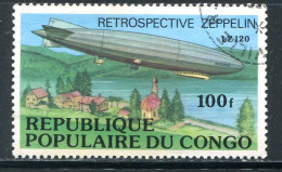 CONGO- Y&T N°460- Oblitéré (zeppelins) - Gebraucht