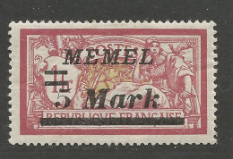 MEMEL N° 62  NEUF* CHARNIERE  / Hinge / MH - Ongebruikt