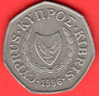 Cipro - Chyprus - Kıbrıs - Chypre - 1996 - 50 Cents - SPL/XF - Come Da Foto - Chypre