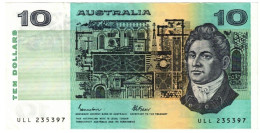 Australia 10 Dollars 1985 VF/EF "Johnston/Fraser" - 1974-94 Australia Reserve Bank (Banknoten Aus Papier)