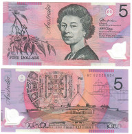 Australia 5 Dollars 2002 UNC "MacFarlane-Henry" - 1992-2001 (Polymer)