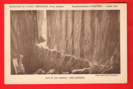 ZXI-14  Mézières Théâtre Du Jorat. Représentation D'Orphée 1911z. Acte 2, Les Enfers NC - Mézières