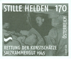 Austria 2016 - Stille Helden - Rettung Der Kunstschätze, Salzkammergut 1945 Black Print Mnh** - Proeven & Herdruk