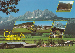Autriche -- St JOHANN IN TIROL ---Camping Michel'nhof --Multivues ....carte Publicitaire - St. Johann In Tirol