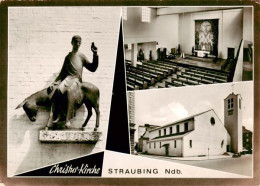 73875516 Straubing Christus Kirche Inneres Straubing - Straubing