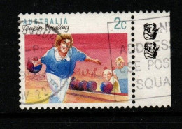 Australia Cat 1183a 1989 Sports 2c Bowling, 2 Koalas Reprint, Used - Essais & Réimpressions