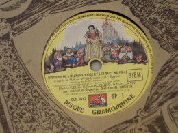 DISQUE 78 Tour Histoire De Blanche Neige - Formats Spéciaux