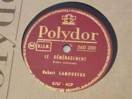 DISQUE 78 TOURS HISTOIRE ROBERT LAMOUREUX 1950 - Formats Spéciaux