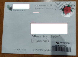 Cover Sent From USA To Kelme 2022 - Lettres & Documents