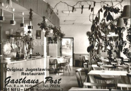 41784553 Neu-Ulm Jugoslawisches Restaurant Gasthaus Post Neu-Ulm - Neu-Ulm