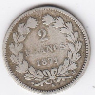 2 Francs  Cérès 1871K - 1870-1871 Gouvernement De La Défense Nationale