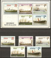 New Zealand 2012 MiNr. 2964 - 2968 (Block 293) Neuseeland  Transport  Ships 5v + S\sh MNH** 22,00 € - Unused Stamps