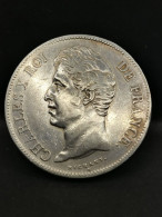 5 FRANCS ARGENT 1827 A PARIS CHARLES X 2ème TYPE / FRANCE SILVER - 5 Francs