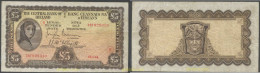 5267 IRLANDA 1944 IRELAND 5 POUNDS 1944 CODE R - 1 Pound