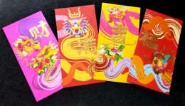 Malaysia OCBC Year Of The Dragon 2024 Chinese New Year Angpao (money Packet) - Nouvel An