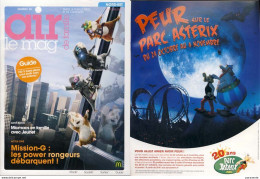 ASTERIX : Magazine AIR DE FAMILLE 2009 Peur Sur Le Parc Astérix - Astérix