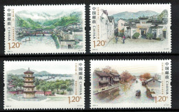 China 2022-9 Stamp China Ancient Towns  Stamps   4PCS - Unused Stamps